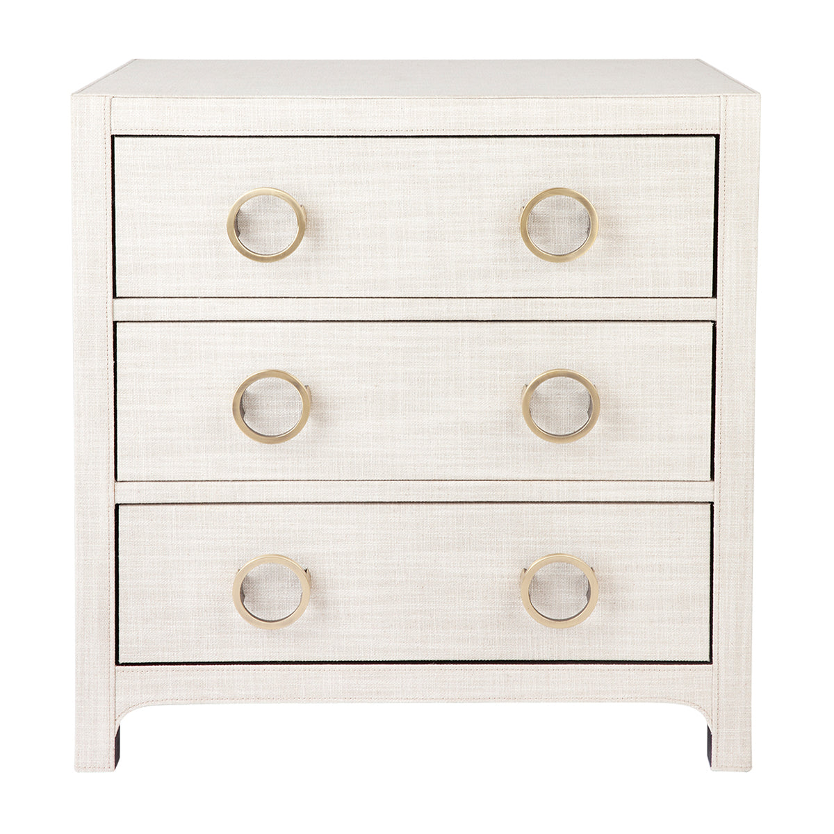 ASTLEY UPHOLSTERED BEDSIDE TABLES NATURAL