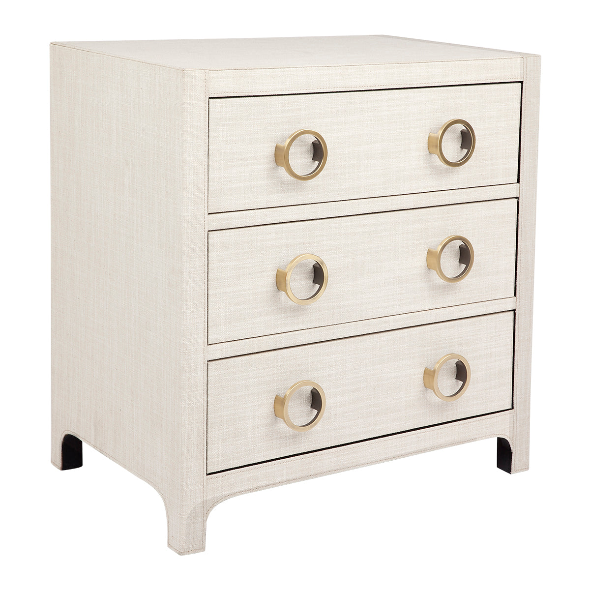 ASTLEY UPHOLSTERED BEDSIDE TABLES NATURAL