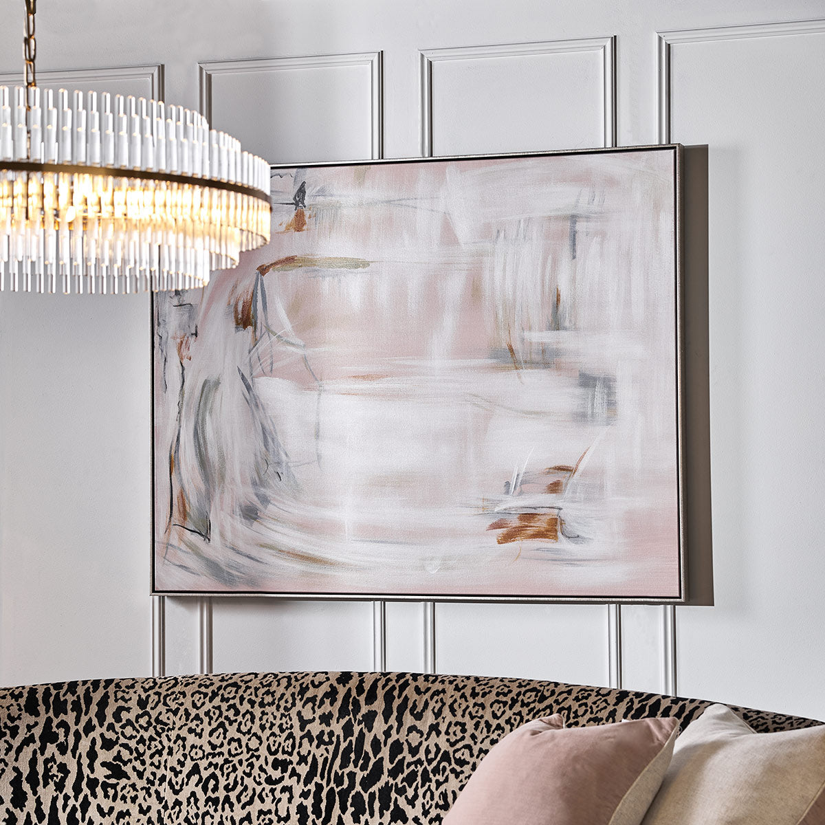 SOFT HUES OIL ON CANVAS PAINTING