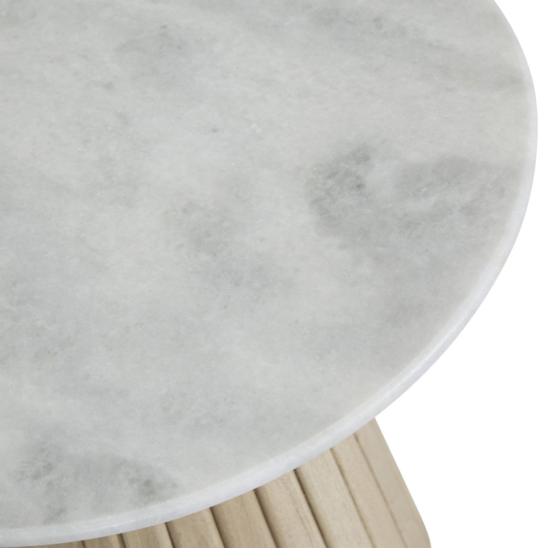 MELROSE MARBLE SIDE TABLE