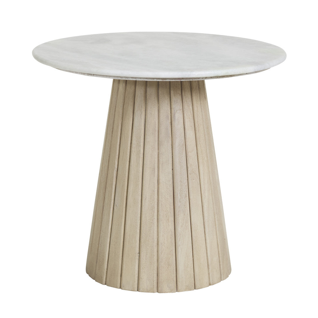 MELROSE MARBLE SIDE TABLE