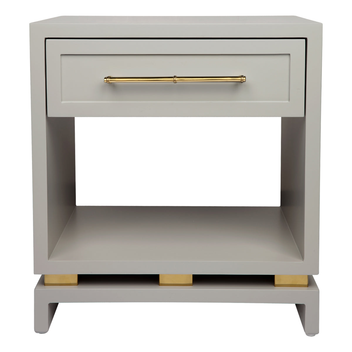PEARL BEDSIDE TABLE SMALL GREY