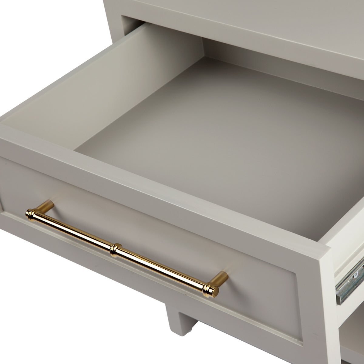 PEARL BEDSIDE TABLE SMALL GREY