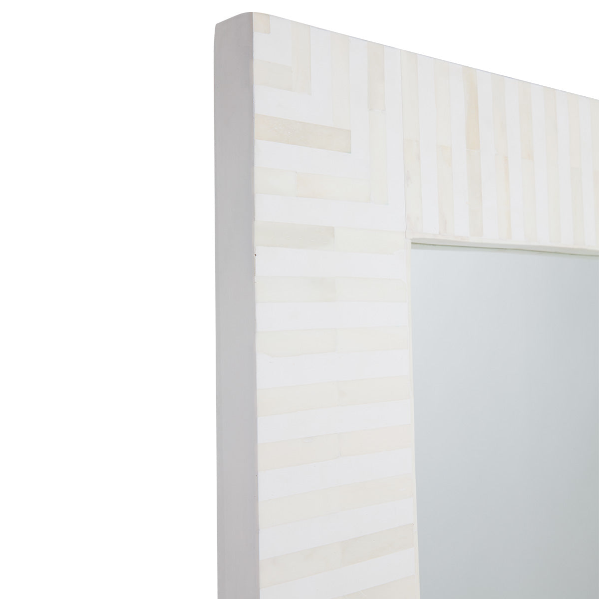 INDI BONE ONLAY FLOOR MIRROR NATURAL