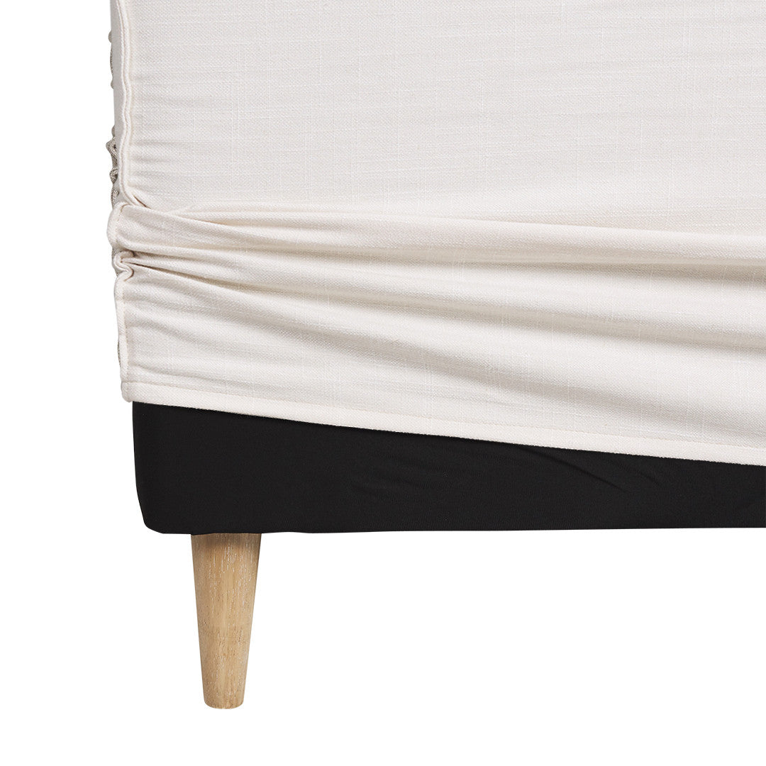 VAULT BEDHEAD IVORY QUEEN