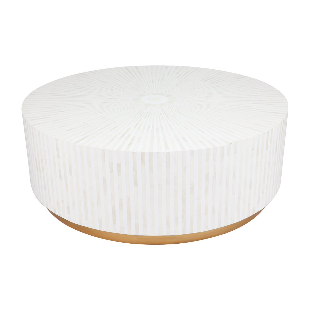 MAKAYLA BONE INLAY COFFEE TABLE NATURAL