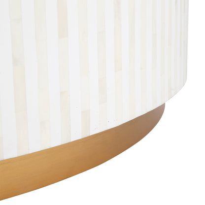 MAKAYLA BONE INLAY COFFEE TABLE NATURAL