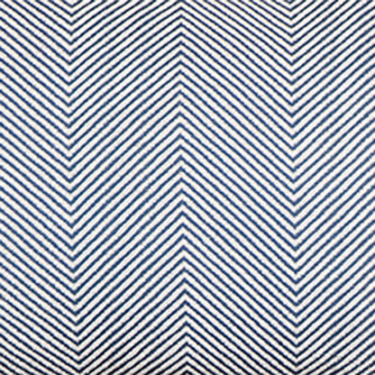 CANDACE STOOL CHEVRON BLUE LINEN