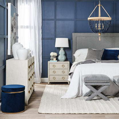 ASTLEY UPHOLSTERED BEDSIDE TABLES NATURAL