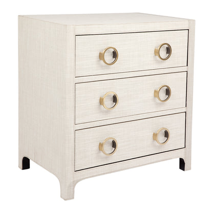 ASTLEY UPHOLSTERED BEDSIDE TABLES NATURAL