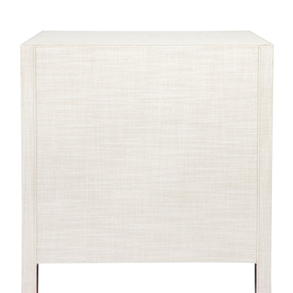 ASTLEY UPHOLSTERED BEDSIDE TABLES NATURAL
