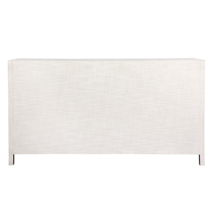 ASTLEY 6 DRAWER UPHOLSTERED NATURAL CHEST NATURAL