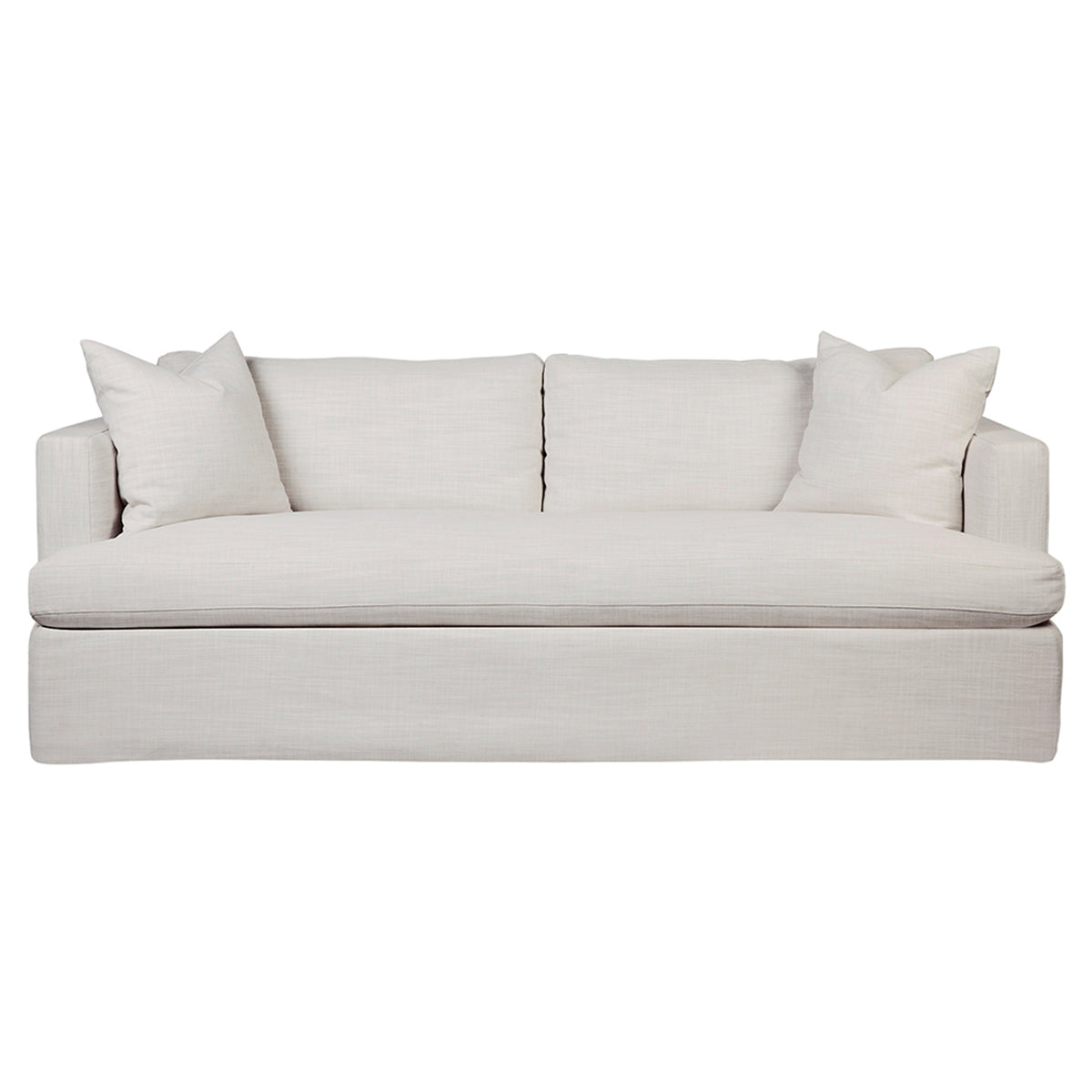 BIRKSHIRE 3 SEATER SLIP COVER SOFA OFF WHITE