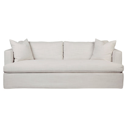 BIRKSHIRE 3 SEATER SLIP COVER SOFA OFF WHITE