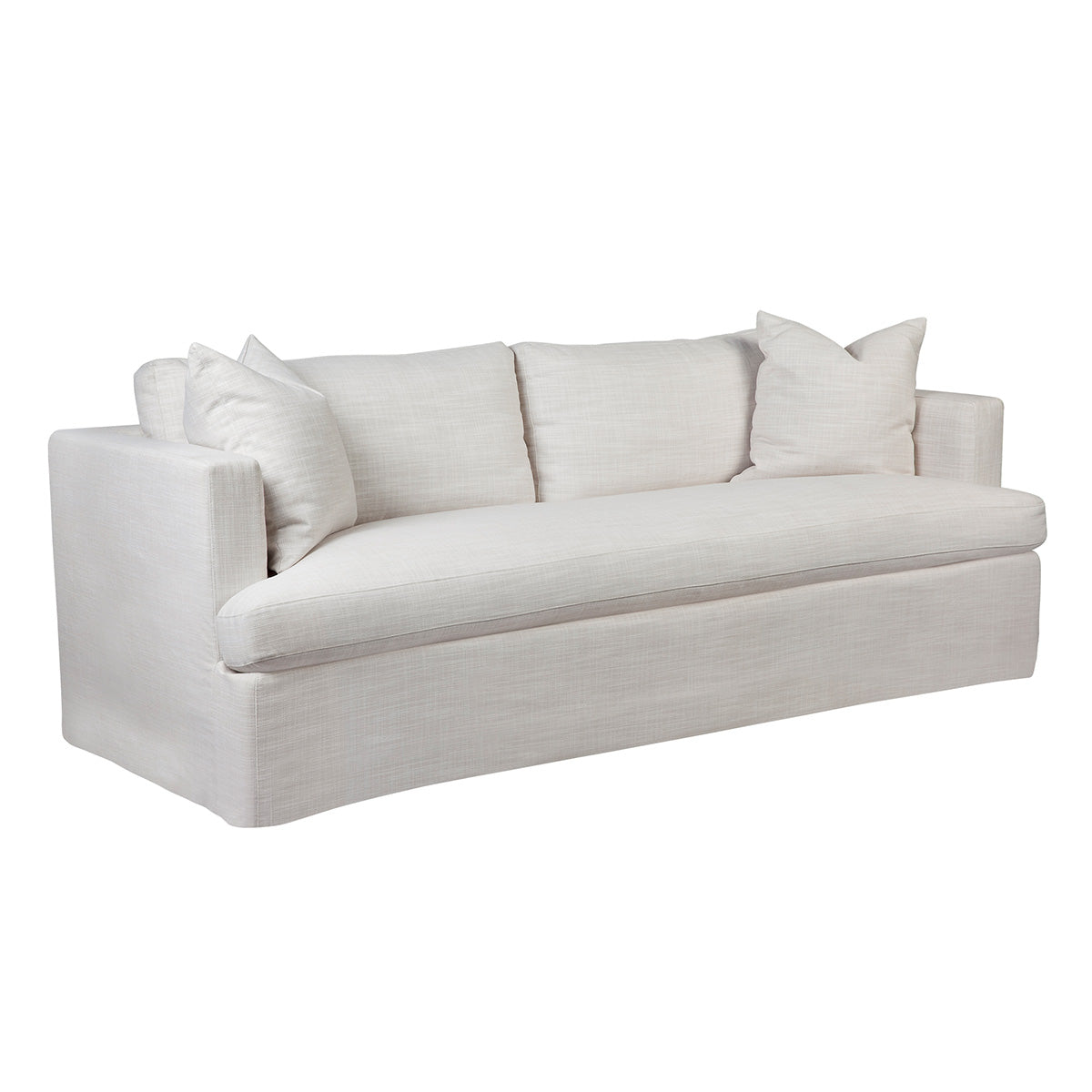 BIRKSHIRE 3 SEATER SLIP COVER SOFA OFF WHITE