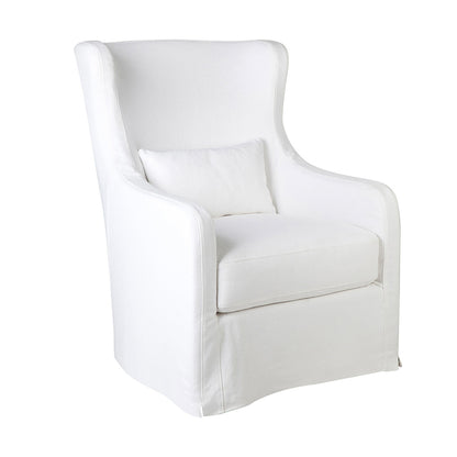 RIVIERA SLIP COVER ARMCHAIR WHITE