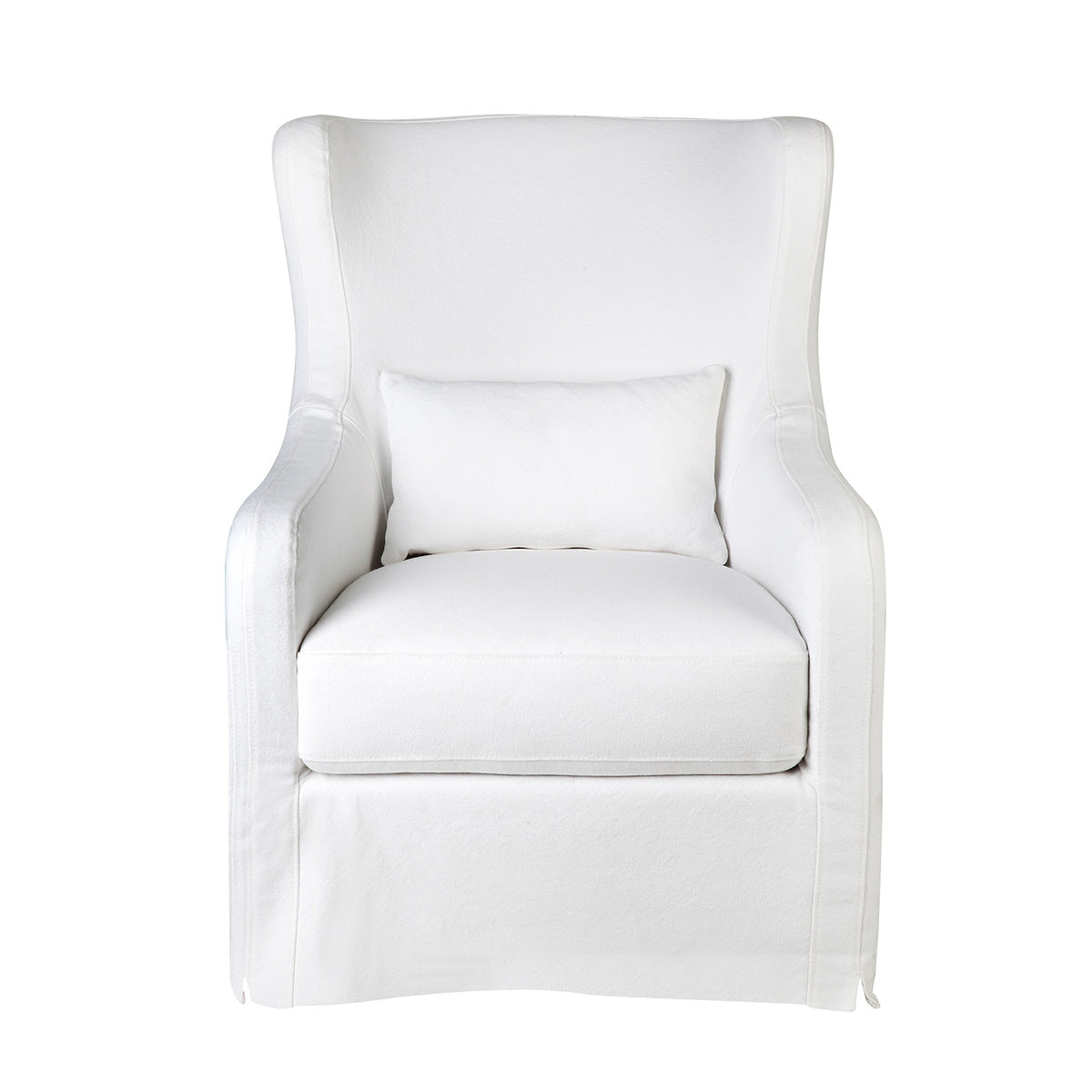 RIVIERA SLIP COVER ARMCHAIR WHITE
