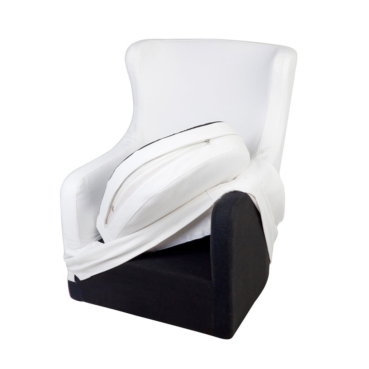 RIVIERA SLIP COVER ARMCHAIR WHITE