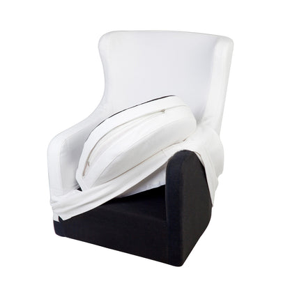 RIVIERA SLIP COVER ARMCHAIR WHITE