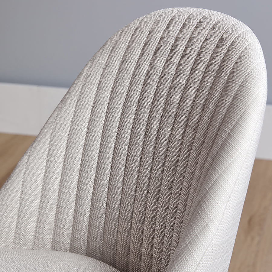 DANTE PANELLED DINING CHAIR SET OF 2 NATURAL