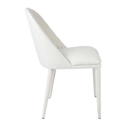 DANTE PANELLED DINING CHAIR SET OF 2 NATURAL