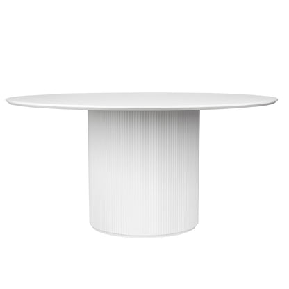 ARLO ROUND DINING TABLE WHITE