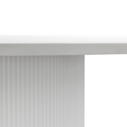 ARLO ROUND DINING TABLE WHITE